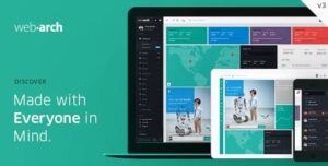 Webarch - Responsive Admin Dashboard Template