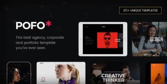 Pofo - Creative Agency, Corporate and Portfolio Multi-purpose Template