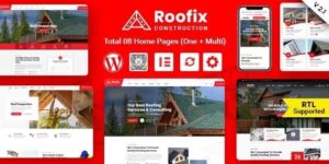 Roofix - Roofing Services WordPress Theme