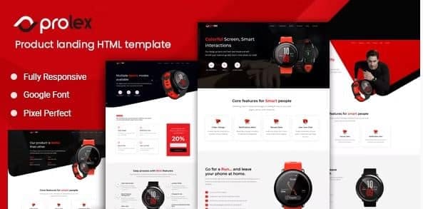 Prolex - Product Landing Page Template
