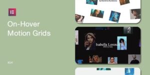 On-Hover Motion Grids for Elementor