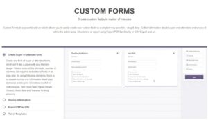 Custom Forms Add-On [Tickera]
