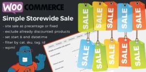 WooCommerce Simple Storewide Sale