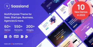 Saasland - MultiPurpose WordPress Theme for Saas Startup