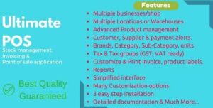 Ultimate POS - Best ERP, Stock Management, Point of Sale & Invoicing application