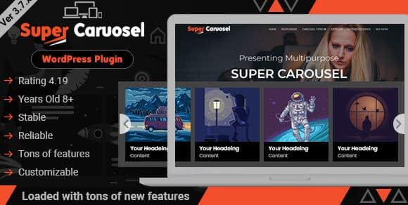 Super Carousel - Responsive Wordpress Plugin
