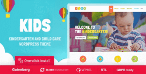 Kids - Day Care & Kindergarten WordPress Theme for Children