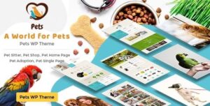 Pet World - Dog Care & Pet Shop WordPress Theme