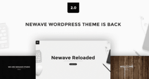 Newave - WordPress Responsive One Page Parallax
