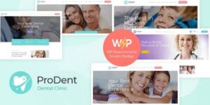 ProDent | Dental Clinic & Doctor WordPress Theme + Elementor + RTL