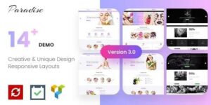 Paradise - Multipurpose Beauty & Spa, Haircut, Nail, Tattoo WordPress Theme