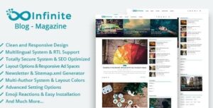Infinite - Blog & Magazine Script