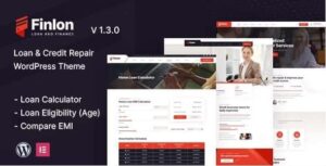 Finlon - Loan & Credit Repair WordPress Theme