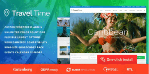 Travel Time - Tour and Hotel WordPress Theme