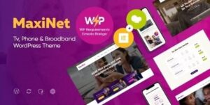 MaxiNet | Broadband & Telecom Internet Provider WordPress Theme + Elementor