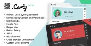 Material Resume / CV HTML Template