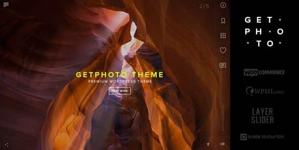 GetPhoto - Photography & Portfolio WordPress Theme