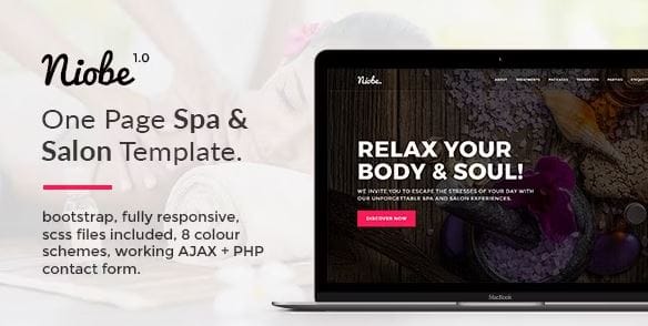 Niobe - Spa & Salon HTML Template