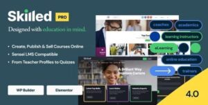 Skilled | School Education Courses WordPress Theme