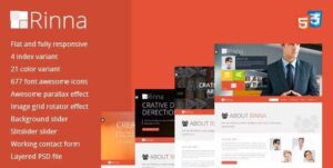 Rinna Flat and Responsive Onepage Template