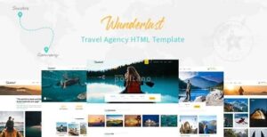 Wunderlust - Travel Tour HTML Template