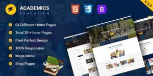 Academics - Education HTML Template