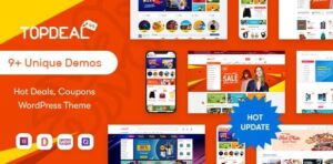 TopDeal - Multi Vendor Marketplace Elementor WooCommerce WordPress Theme (Mobile Layouts Ready)