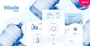 Wavio - Water Delivery & Aqua Filters WordPress Theme