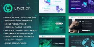 Cryption - ICO, Cryptocurrency & Blockchain WordPress Theme