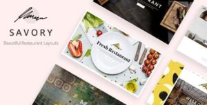 Savory - Restaurant Theme