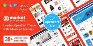 eMarket - Multipurpose MarketPlace OpenCart 4 Theme