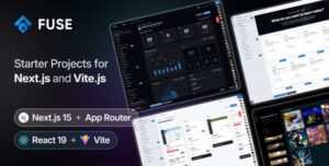 Fuse React - NextJS & Vite Admin Dashboard Template