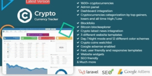 Crypto Currency Tracker - Realtime Prices, Charts, News, ICO's and more