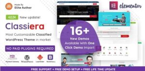 Classiera – Classified Ads WordPress Theme