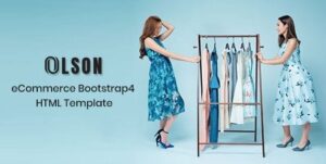 Fashion Boutique eCommerce bootstrap template - Olson