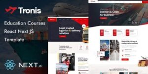Tronis - Transport & Logistics React Next