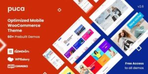 Puca - Optimized Mobile WooCommerce Theme