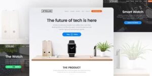 Single Product Landing Page WordPress Theme - Proland