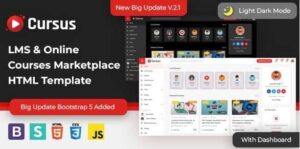 Cursus - LMS & Online Courses Marketplace HTML Template