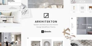 Arkhitekton - Modern Architecture and Interior Design WordPress Theme