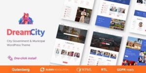Dream City - Town Portal & Government Municipal WordPress Theme