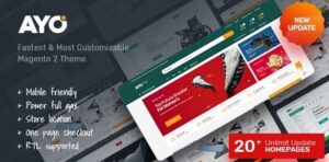 Ayo - Multipurpose Responsive Magento 2 / Adobe Commerce Theme