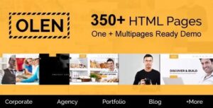 OLEN - Multipurpose Responsive Corporate HTML5 Template