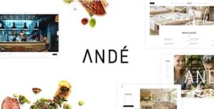 Andé - Elegant Restaurant WordPress Theme