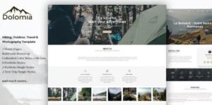 Dolomia - Hiking, Outdoor, Mountain Guide WordPress Theme