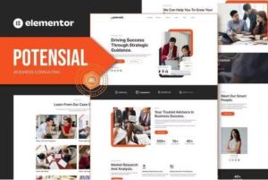 Potensial - Business Consulting Elementor Template Kit