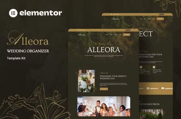 Alleora - Wedding Organizer Elementor Template Kit