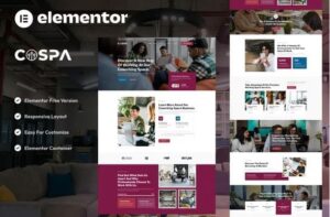 Cospa - Coworking Space & Virtual Office Elementor Template Kit