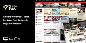 Pin = Pinterest Style / Personal Masonry Blog / Front-end Submission