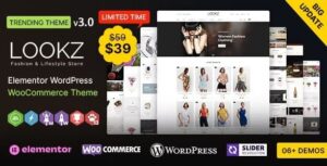 Lookz WP - Multipurpose Elementor Wordpress WooCommerce Theme